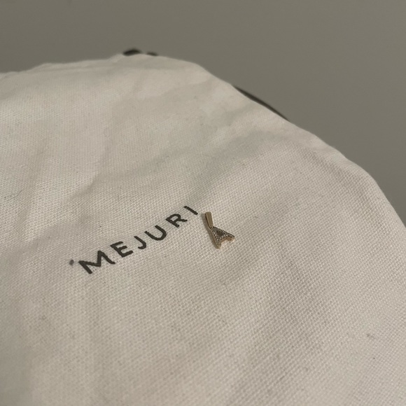 VAN DER HOUT 14k gold and Diamond  A monogram charm - Picture 3 of 3